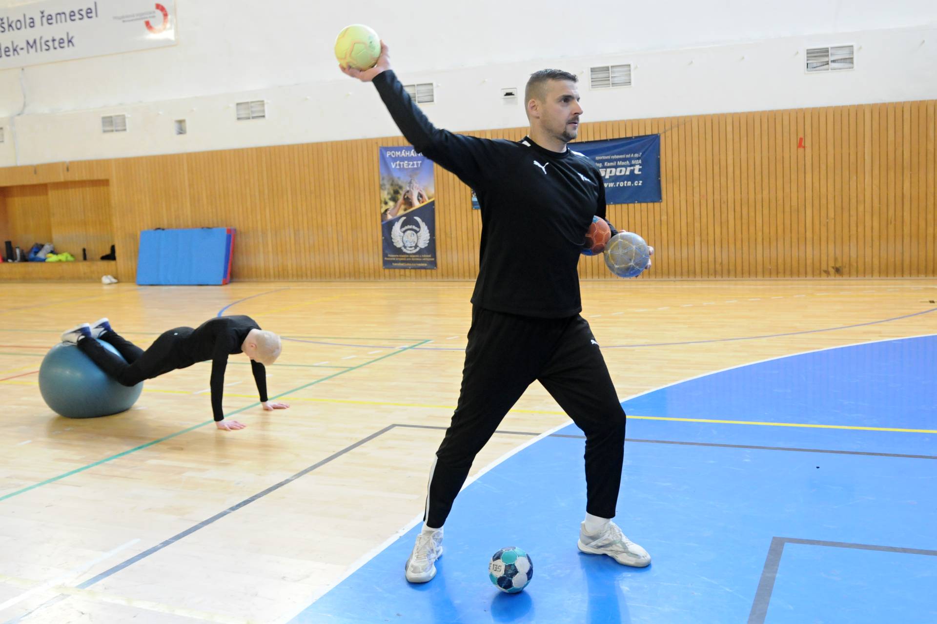 Martin Galia trénoval brankářské naděje. Byl nadšený z jejich přístupu